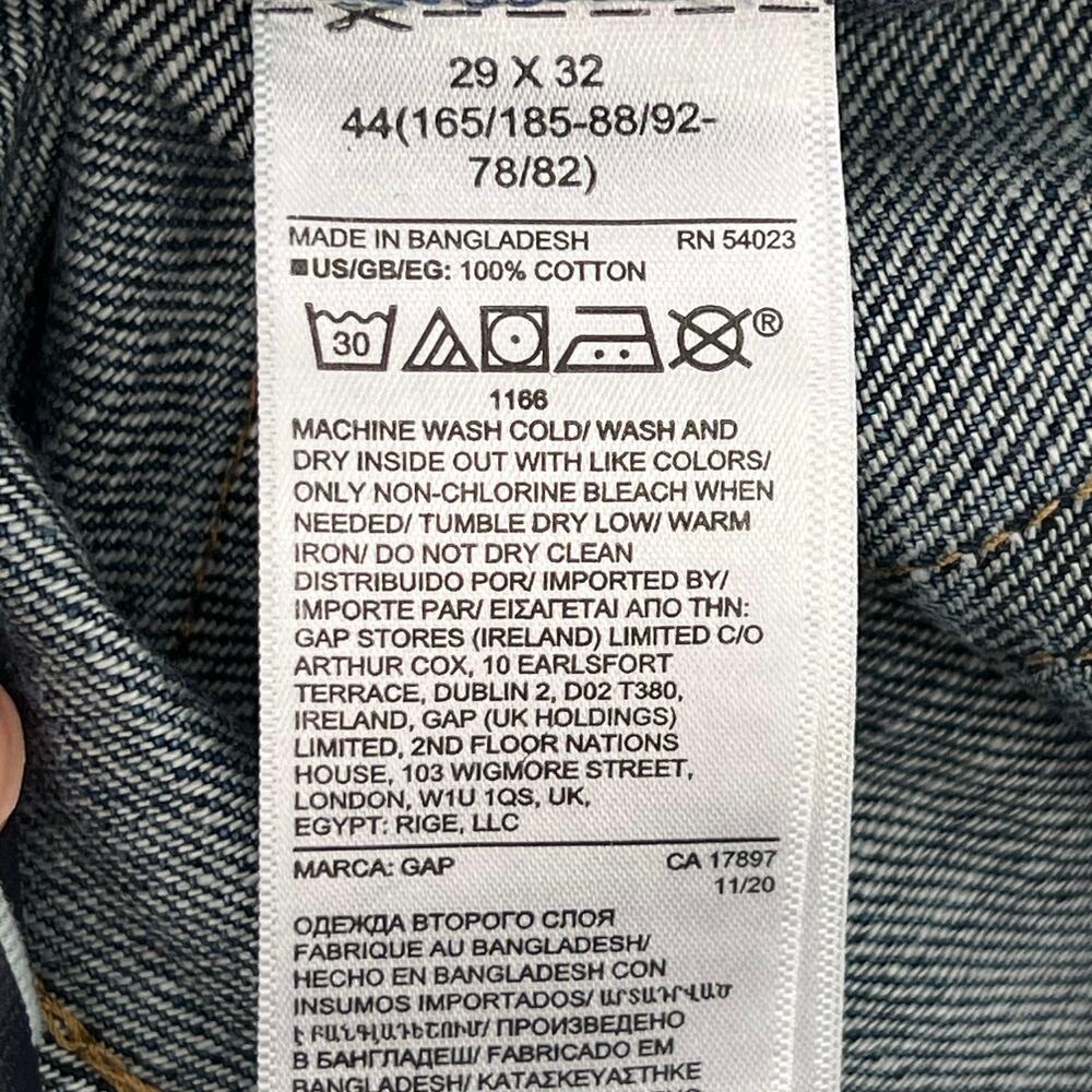 Gap men’s boot cut medium wash jeans 29 / 32 - Picture 12 of 13